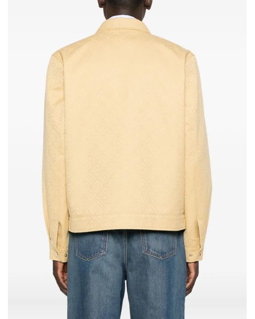 Casablanca Jack Met Logopatroon En Rits in het Natural voor heren