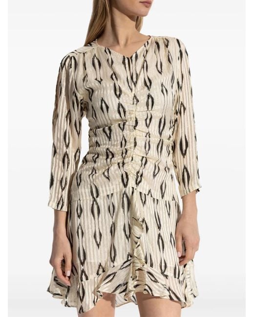 Isabel Marant Natural Octavia Mini Dress