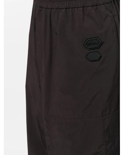 Off-White c/o Virgil Abloh Off-white Patch Cargo Trousers Black for men
