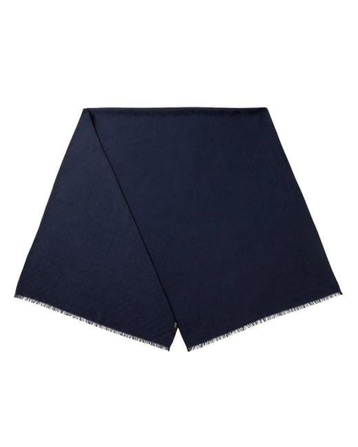 Gucci Blue Gg Wool Silk Jacquard Stole for men
