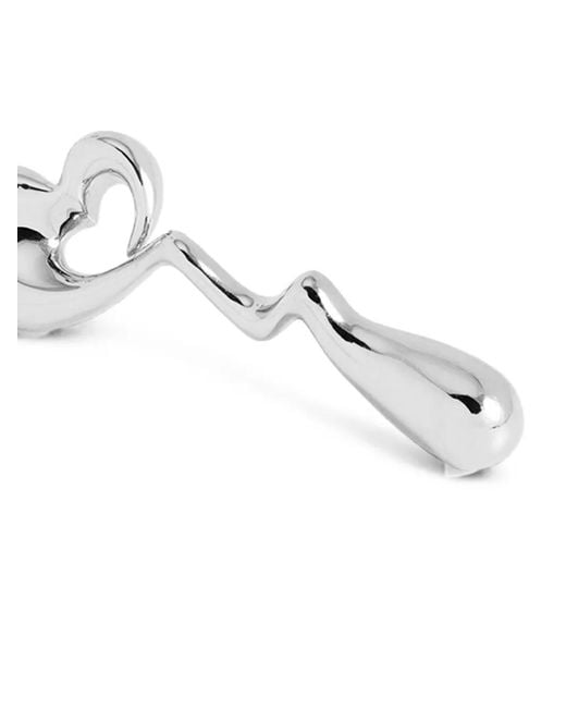 Yoj White Agapi Drop Earrings