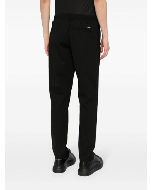 Pantalon à taille à logo Calvin Klein pour homme en coloris Black