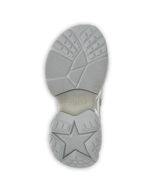 Ash White Drake Suede Sneakers
