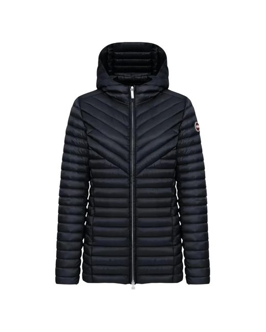 Colmar Blue Hooded Padded Coat