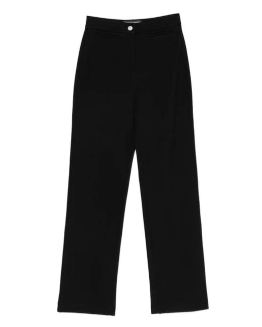 Iceberg Black Pantalon À Poches Passepoilées