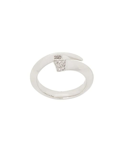 Shaun Leane White Sabre Tusk Diamond Ring