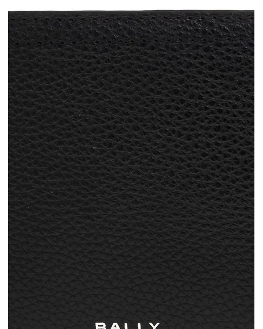 Bally Black Capitol Textured Wallet for men