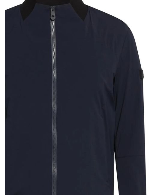 Peuterey Blue Logo-Patch Track Jacket for men
