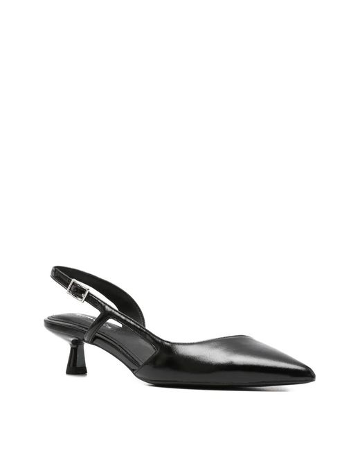 Tamaris Black Slingback Pumps