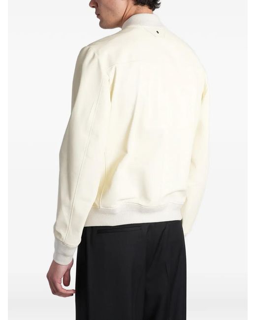 Salvatore Santoro White Veste Bomber En Cuir for men