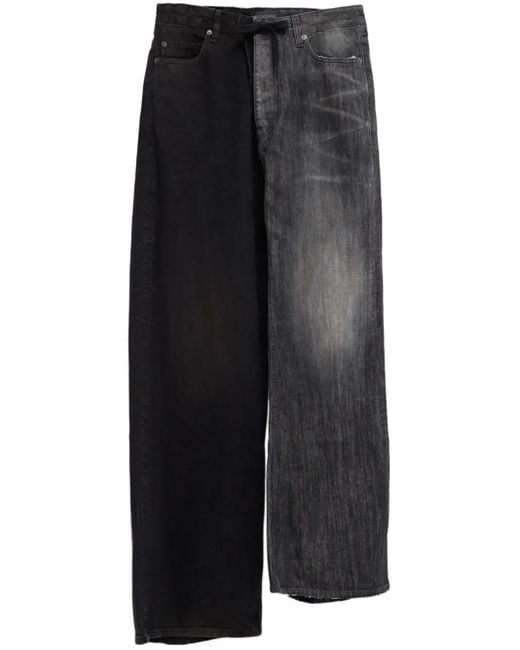 Jeans Asimmetrici di Balenciaga in Black da Uomo