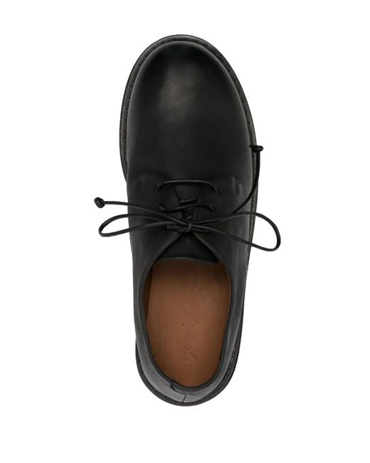 Marsèll Black Parrucca Leather Derby Shoes