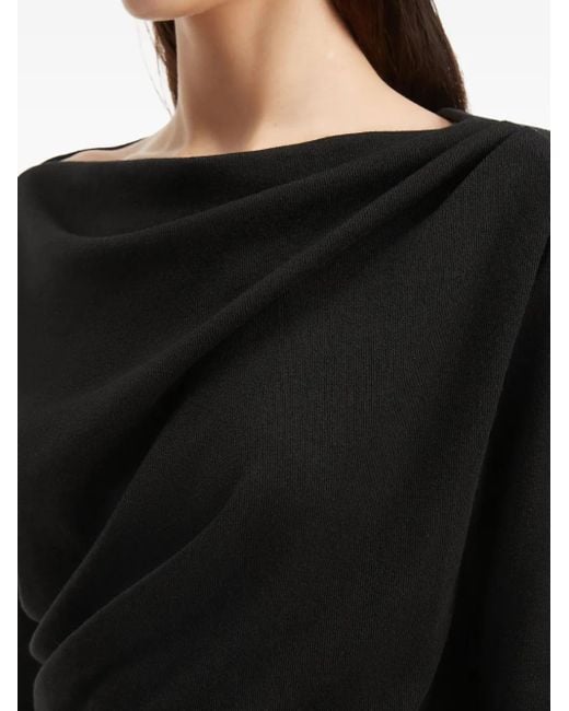 Conjunto ancho drapeado B+ AB de color Black