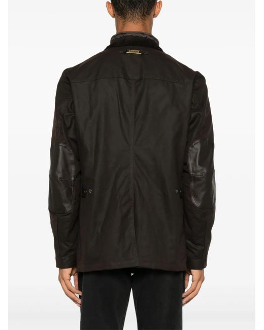 Barbour Black Ogston Wax Jacket for men