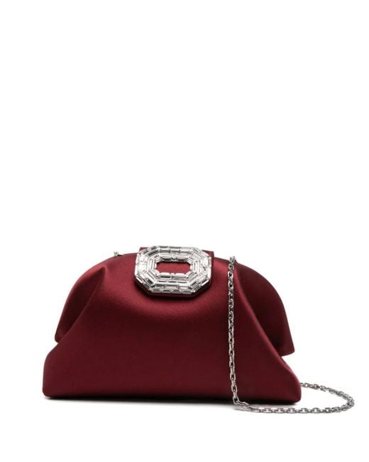 Bolso de mano Camelia con detalles AMINA MUADDI de color Red
