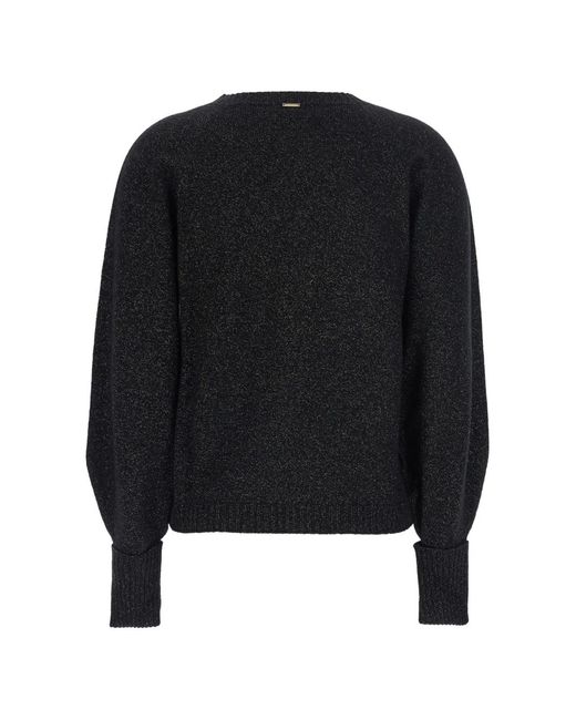 Twinset Black Long-Sleeve Wool Sweater