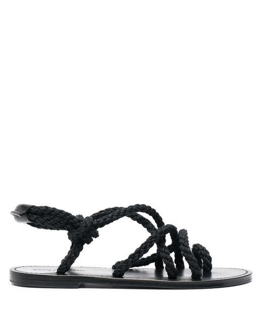 Saint Laurent Sandalen mit Kordelriemen in Black für Herren