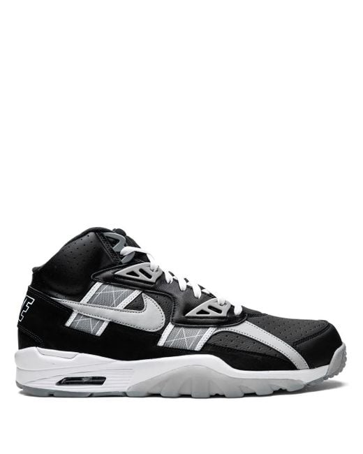 Nike Black Air Trainer Sc High "Raiders" Sneakers