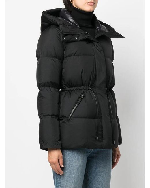 Mackage Black Padded Zip-Up Coat