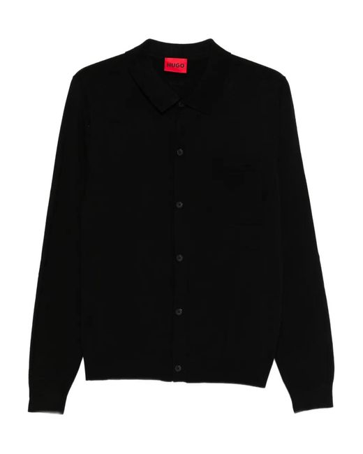 HUGO Black San Jordan Cardigan for men