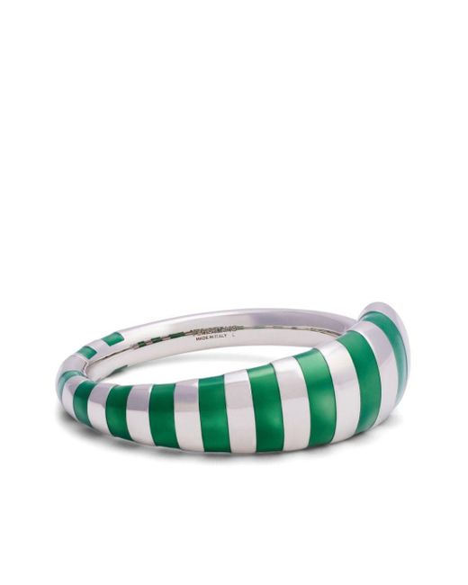 Bracelet Shell bicolore Ferragamo en coloris Green