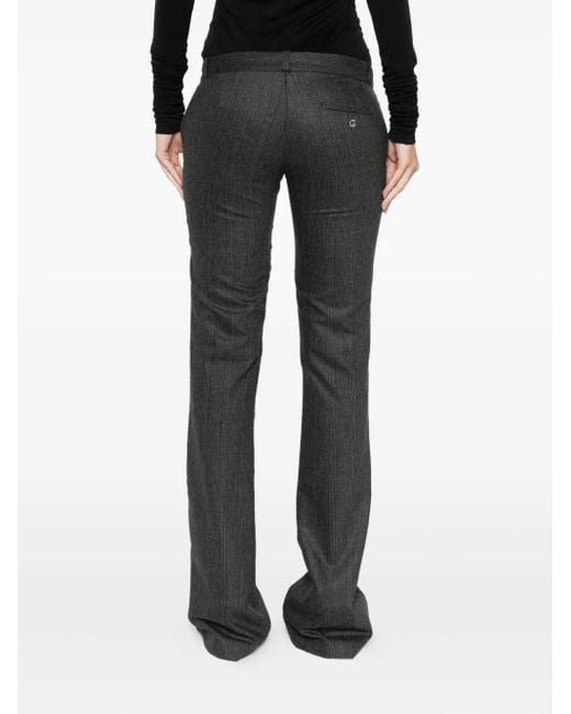 Coperni Gray Checked Trousers