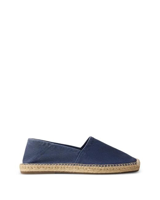 Polo Ralph Lauren Blue Round-Toe Espadrilles for men