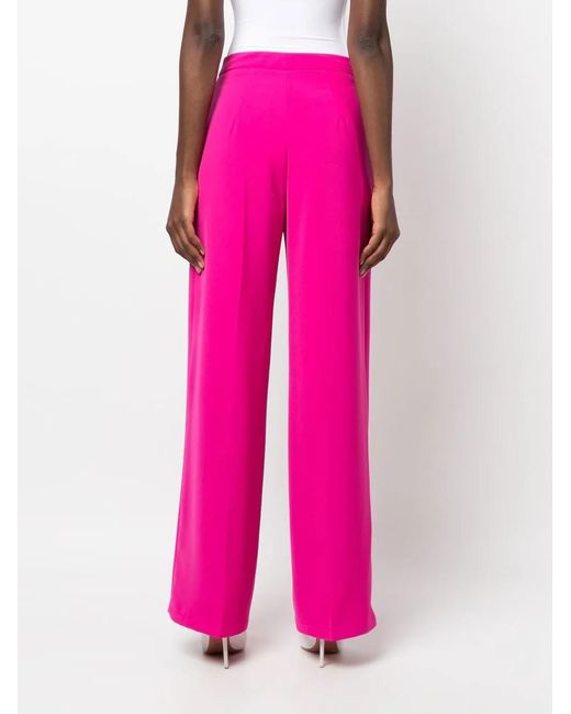 Blanca Vita Pink Primula Wide-Leg Trousers