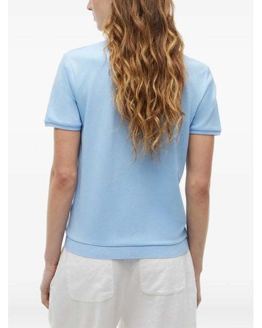 Tommy Hilfiger Blue Short-Sleeve Polo Top