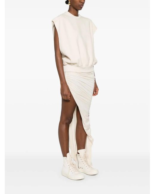 Rick Owens White Jumbo Vest