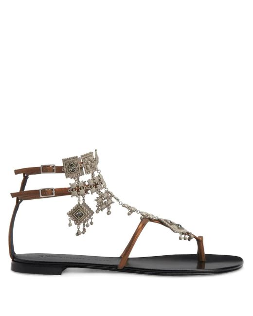 Giuseppe Zanotti Amira サンダル Brown