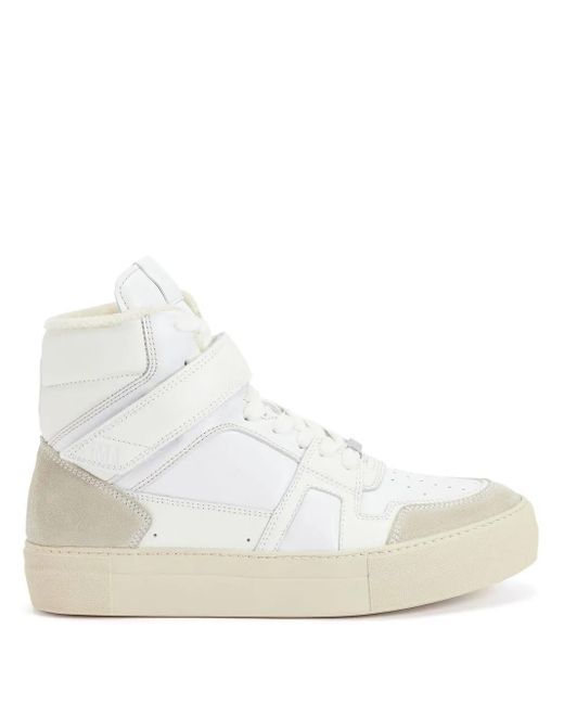 AMI White Ami De Coeur High-Top Sneakers