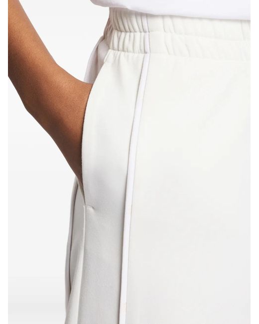 Fay White Elasticated-Waistband Track Pants