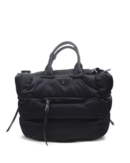 Prada Black Quilted Shoulder Bag