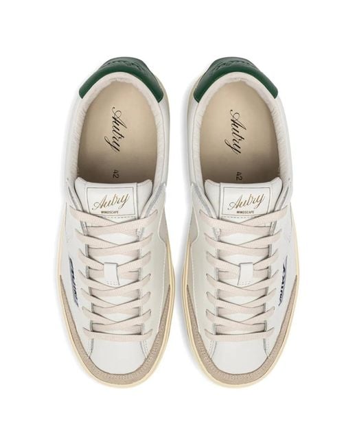 Baskets Windscape À Bords En Daim Autry pour homme en coloris White