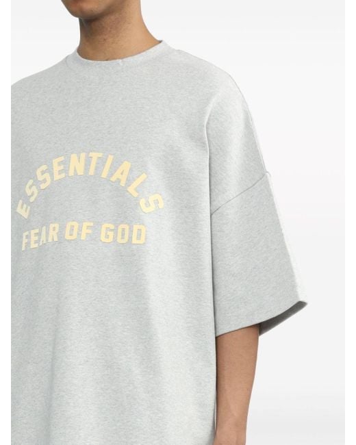 メンズ Fear Of God ロゴ Tシャツ White