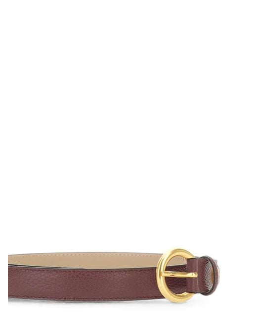 Gianni Chiarini White Hammered-Leather Padded Belt