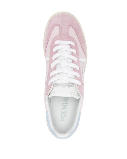Premiata Bonnie 6821 Sneakers Met Vlakken in het Pink voor heren