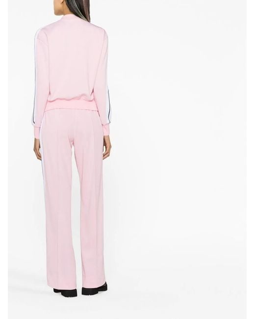 Palm Angels Pink Logo-Print Track Pants
