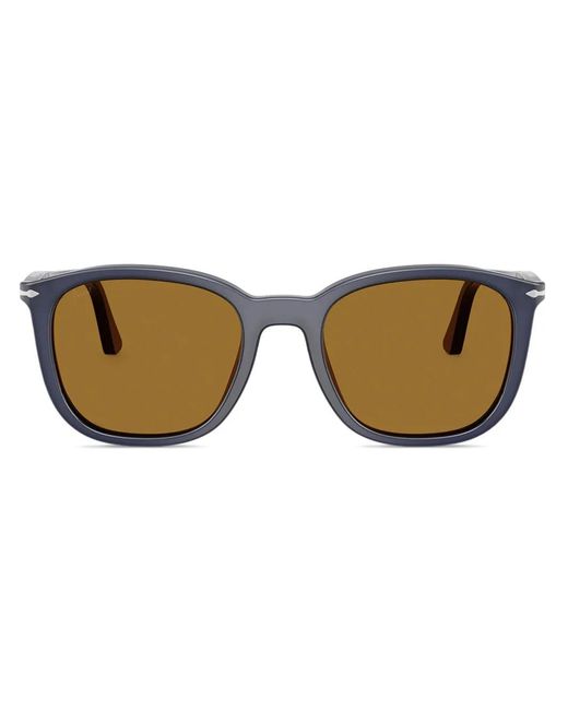 Persol Blue Square-Frame Sunglasses