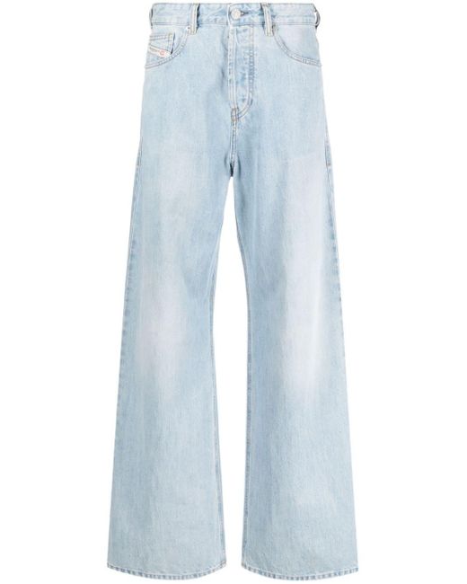 DIESEL Blue D-sire Wide-leg Jeans