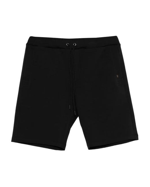 Paul & Shark Black Drawstring Shorts for men