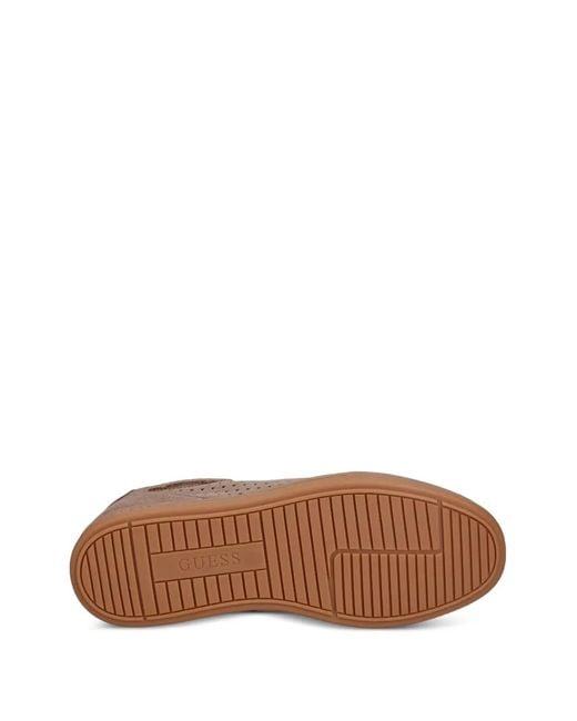 Guess Brown Baskets Nixter En Daim for men
