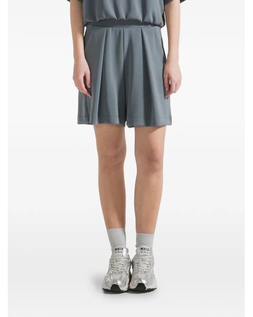 Deha Blue Pleated Shorts