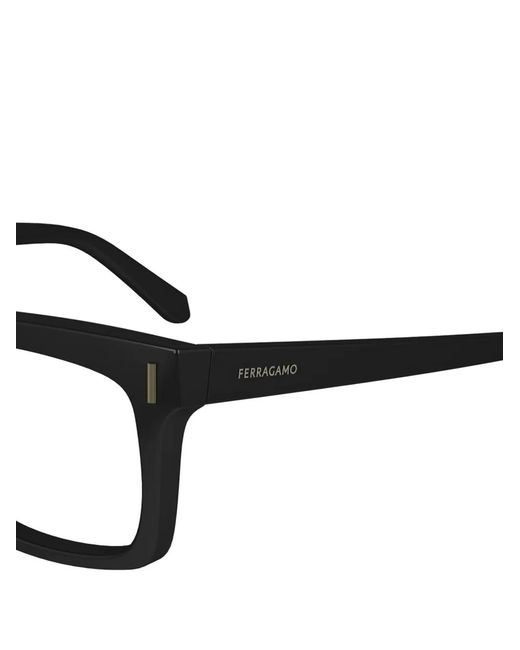 Ferragamo White Square-Frame Glasses