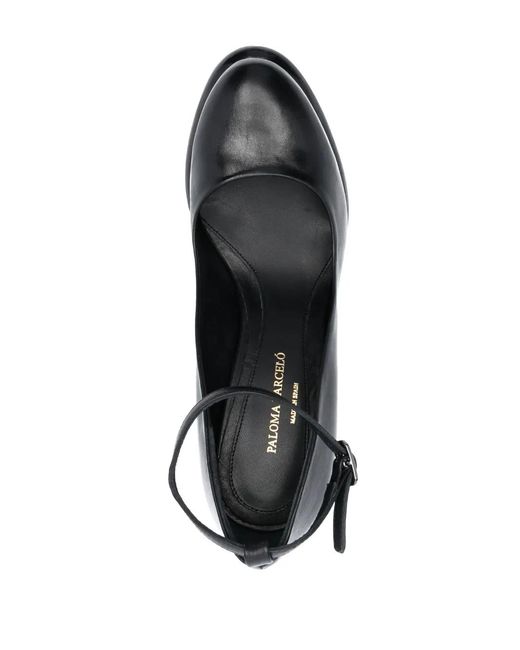 Paloma Barceló Black Ella Leather Pumps