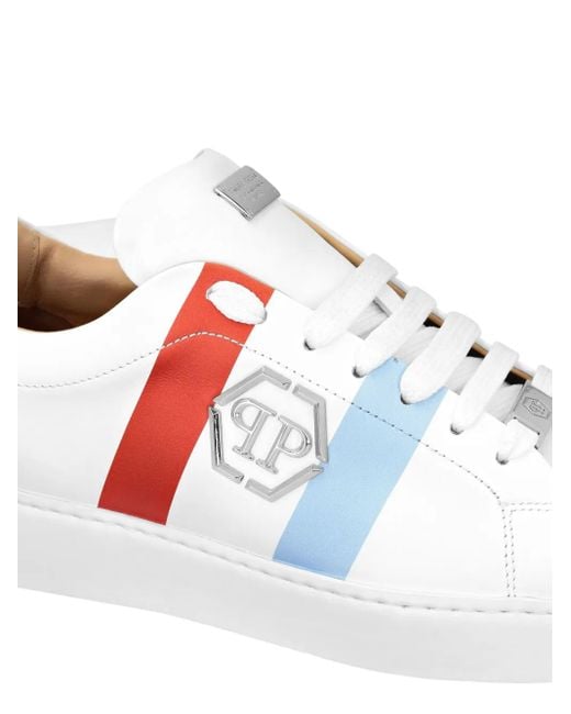 Sneakers Con Applicazione di Philipp Plein in White