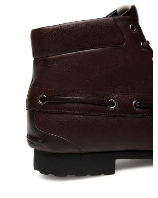 Bally Brown Paphos Leather Boots