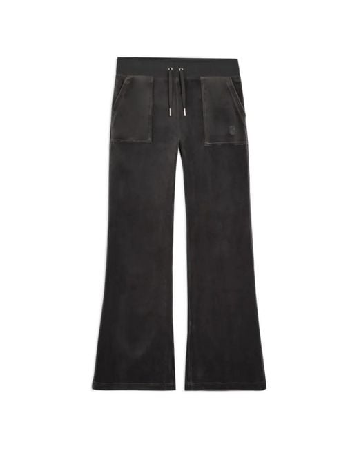 Juicy Couture Black Logo-Detail Track Pants