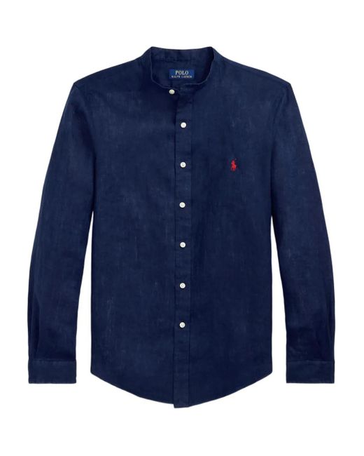Polo Ralph Lauren Blue Cotton Shirt for men